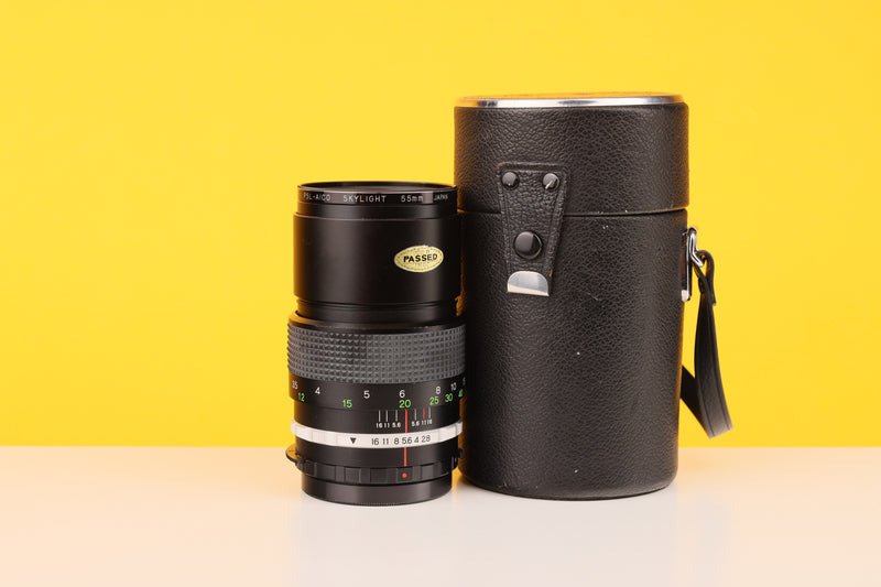 Soligor 135mm f2.8 Lens Miranda Mount With Case