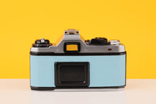 Load image into Gallery viewer, Pentax ME Super Vintage 35mm Film Camera with SMC Pentax-M 50mm f/1.7 Lens Baby Blue
