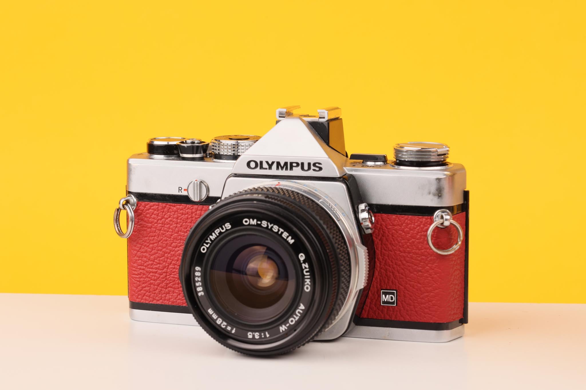Olympus OM-1 35mm Film Camera with Olympus 28mm f/2.8 Prime Lens