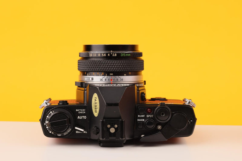 Olympus OM4 35mm Film Camera with Zuiko 35mm f/2.8 Prime Lens