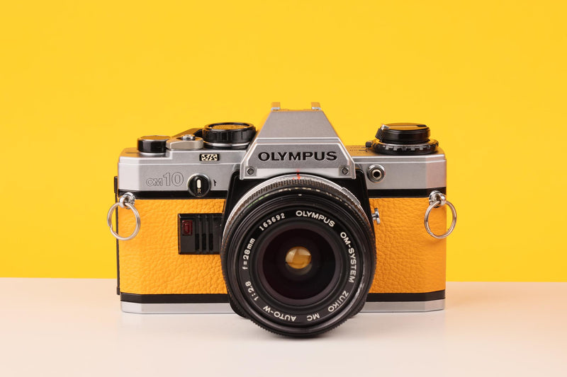 Olympus OM10 35mm SLR Film Camera with Olympus Zuiko 28mm f/2.8 Lens
