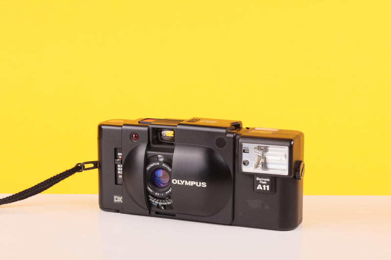 Olympus XA4 Macro 35mm Point and Shoot Film Camera with A11 Flash