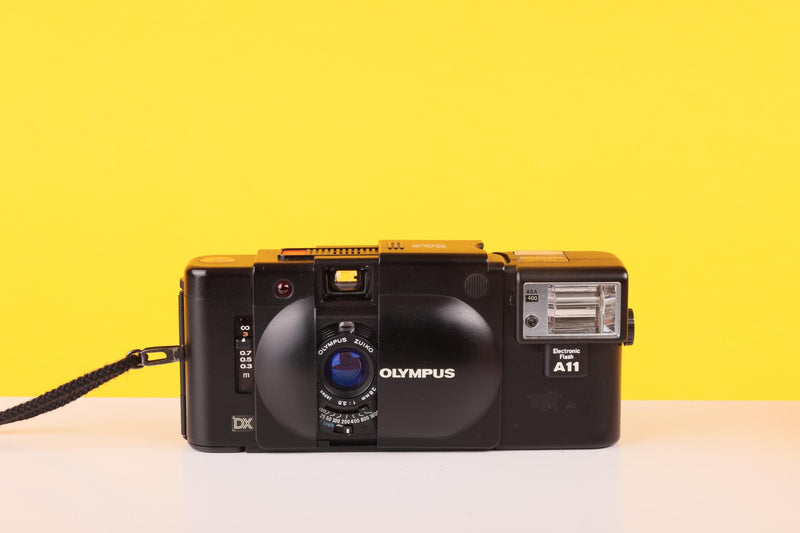 Olympus XA4 Macro 35mm Point and Shoot Film Camera with A11 Flash