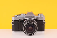 Load image into Gallery viewer, Olympus OM30 Vintage Slr 35mm Film Camera with Zuiko 28mm f/3.5Prime Lens
