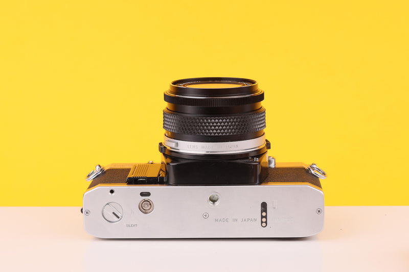 Olympus OM30 Vintage Slr 35mm Film Camera with Zuiko 28mm f/3.5 Prime Lens