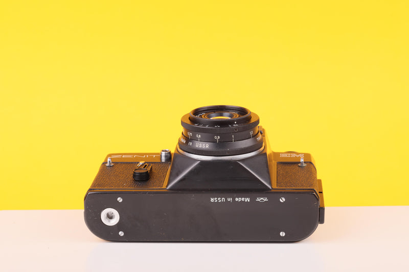 Zenit EM 35mm Film Camera with Industar 50mm f/2 Lens