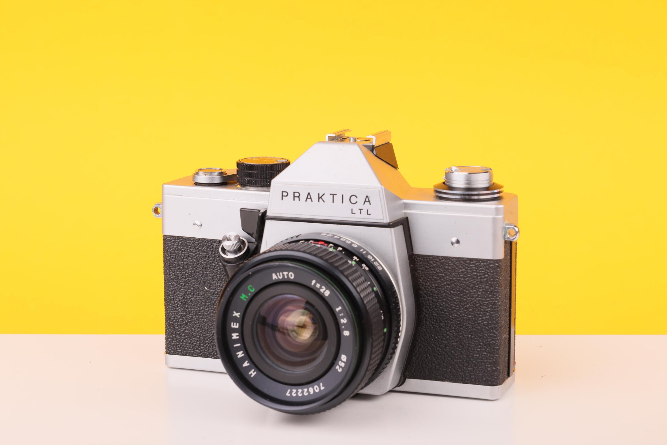 Praktica LTL 35mm Film Camera with Hanimex MC 28mm f/2.8 Lens