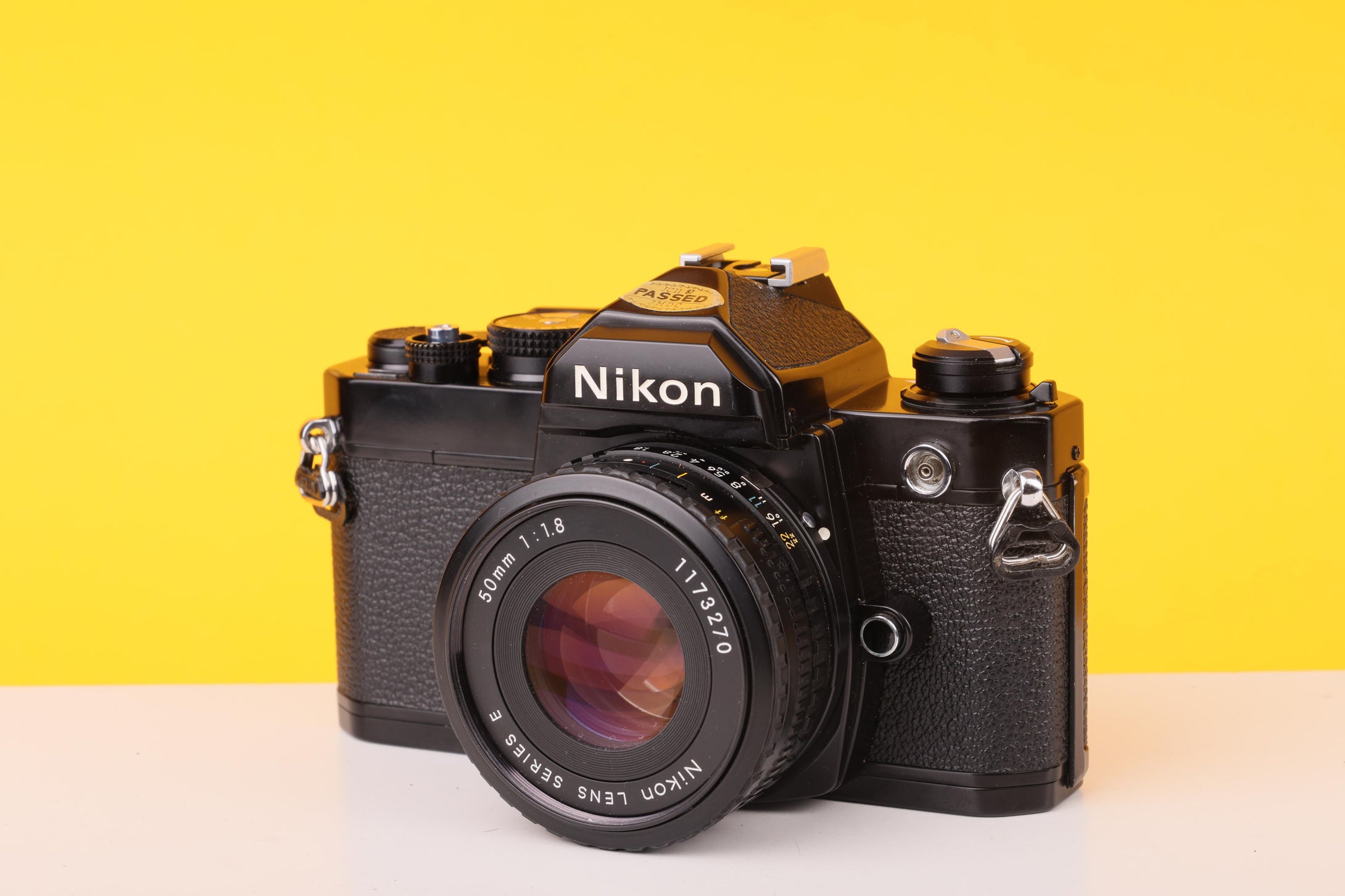 Nikon FM Black 35mm Film Camera with Nikon Nikkor 50mm f/1.8 Lens