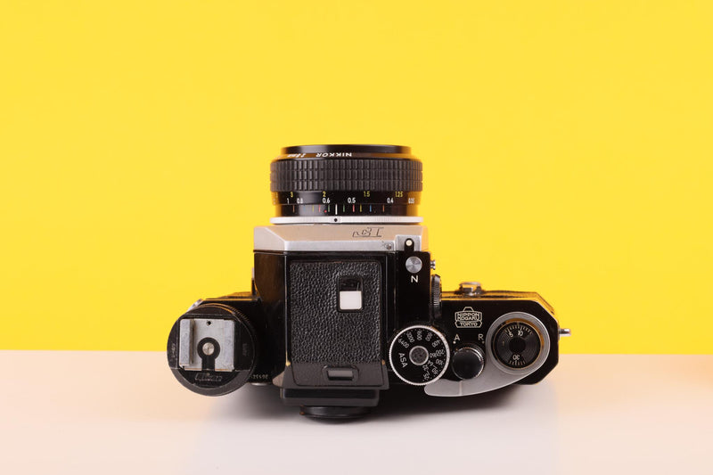 Nikon F Photomic 35mm SLR Film Camera with Nikon Nikkor 28mm f3.5