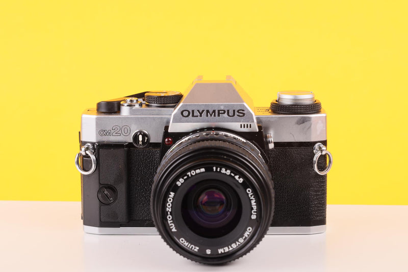 Olympus OM20 35mm SLR Film Camera with Zuiko 35-70mm f/3.5 Lens