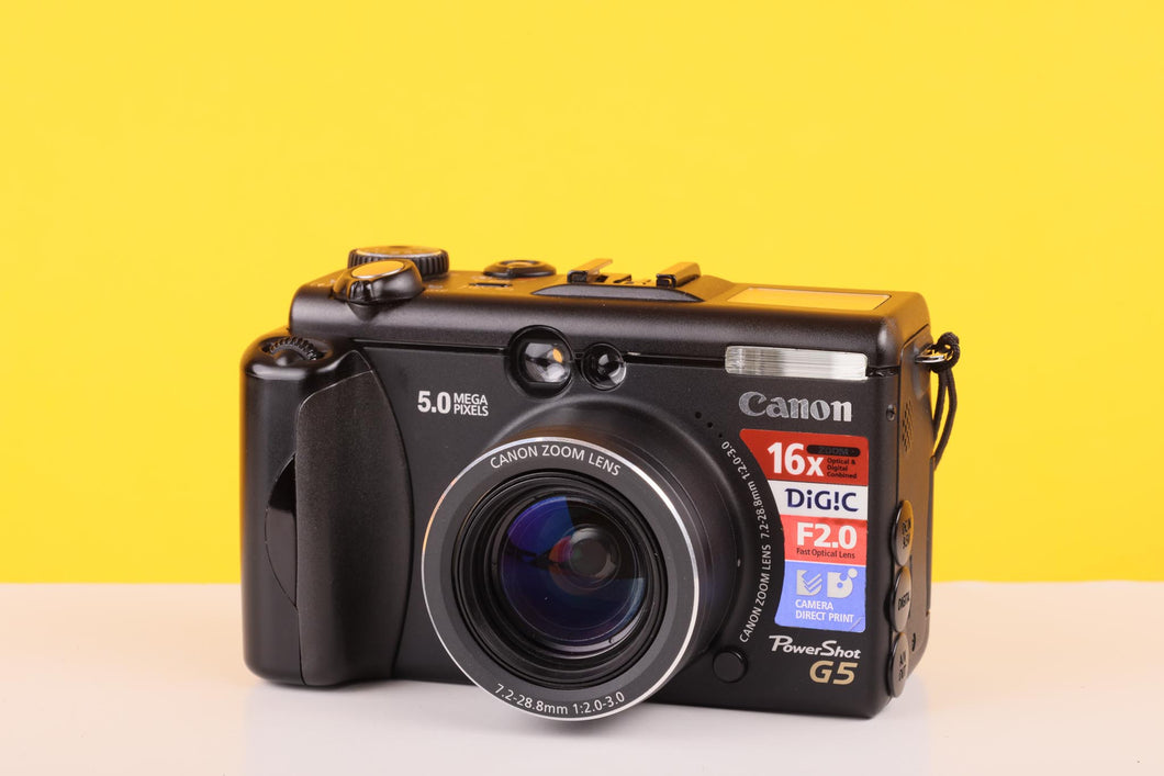 Canon Power Shot G5 Digicam – Vintage Camera Hut