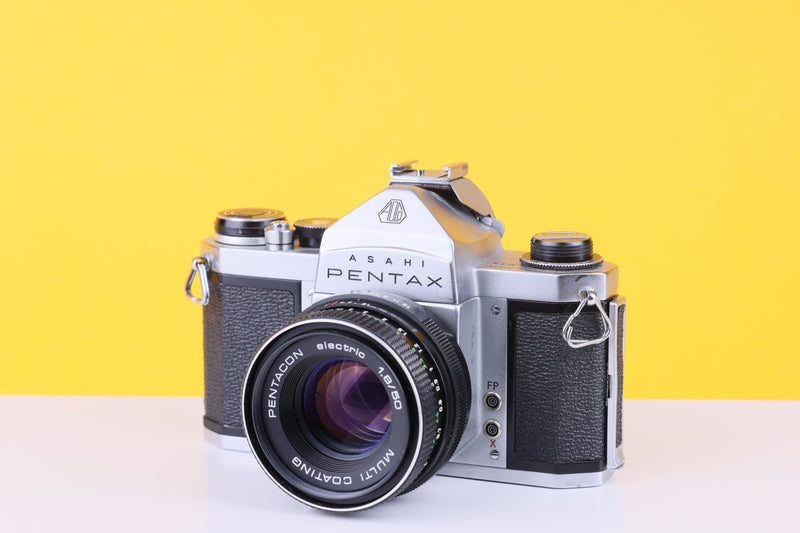 Asahi Pentax S1a 35mm Film Camera with Pentacon 50mm f/1.8 Lens