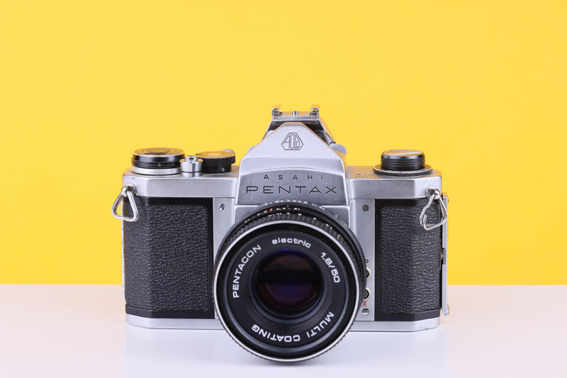 Asahi Pentax S1a 35mm Film Camera with Pentacon 50mm f/1.8 Lens
