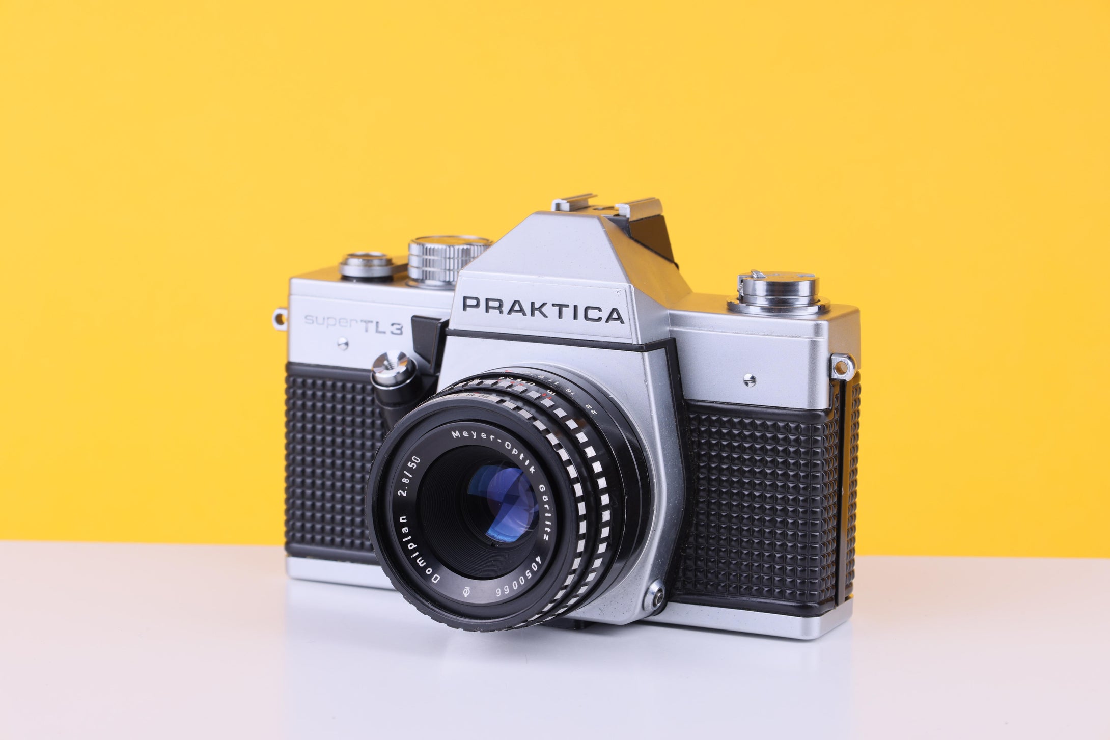 Praktica Super TL3 35mm SLR Film Camera with Domiplan 50mm f/2.8 Lens
