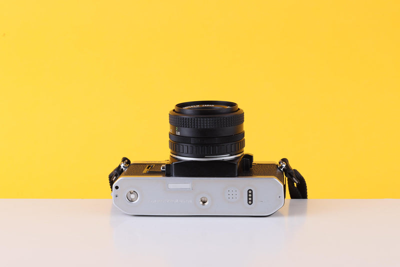 Fujica AX-1 35mm SLR Film Camera with X-Fujinon 55mm F/2.2 Lens