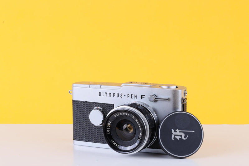Olympus PEN FV 35mm SLR Film Half Frame Camera With 25mm f/4 Lens