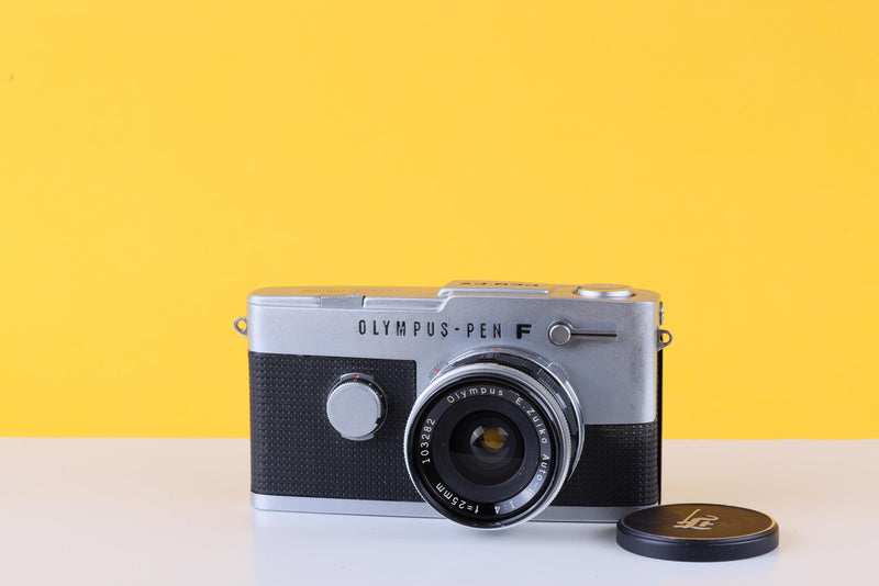 Olympus PEN FV 35mm SLR Film Half Frame Camera With 25mm f/4 Lens