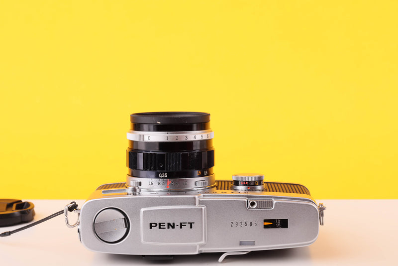 Olympus PEN F 35mm SLR Film Half Frame Camera With 38mm f1.8 Lens