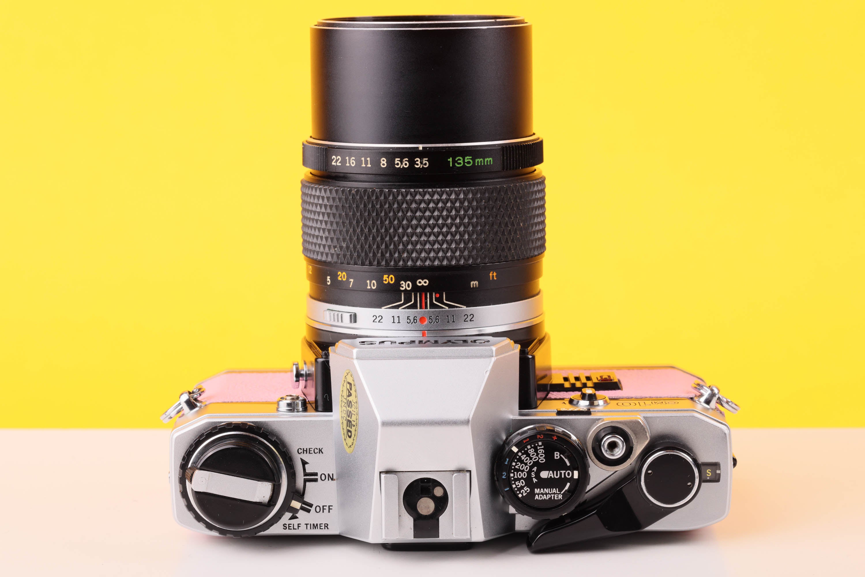 Olympus OM10 35mm Film Camera + Zuiko 135mm f3.5 Lens | UK