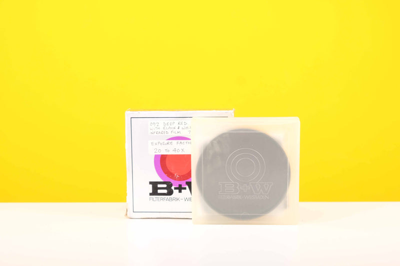 B+W Filter 77mm 092 Deep Red
