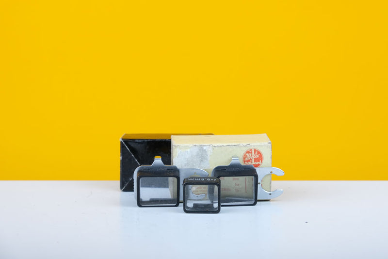 Bolex Paillard Viewfinder Adaptors Set