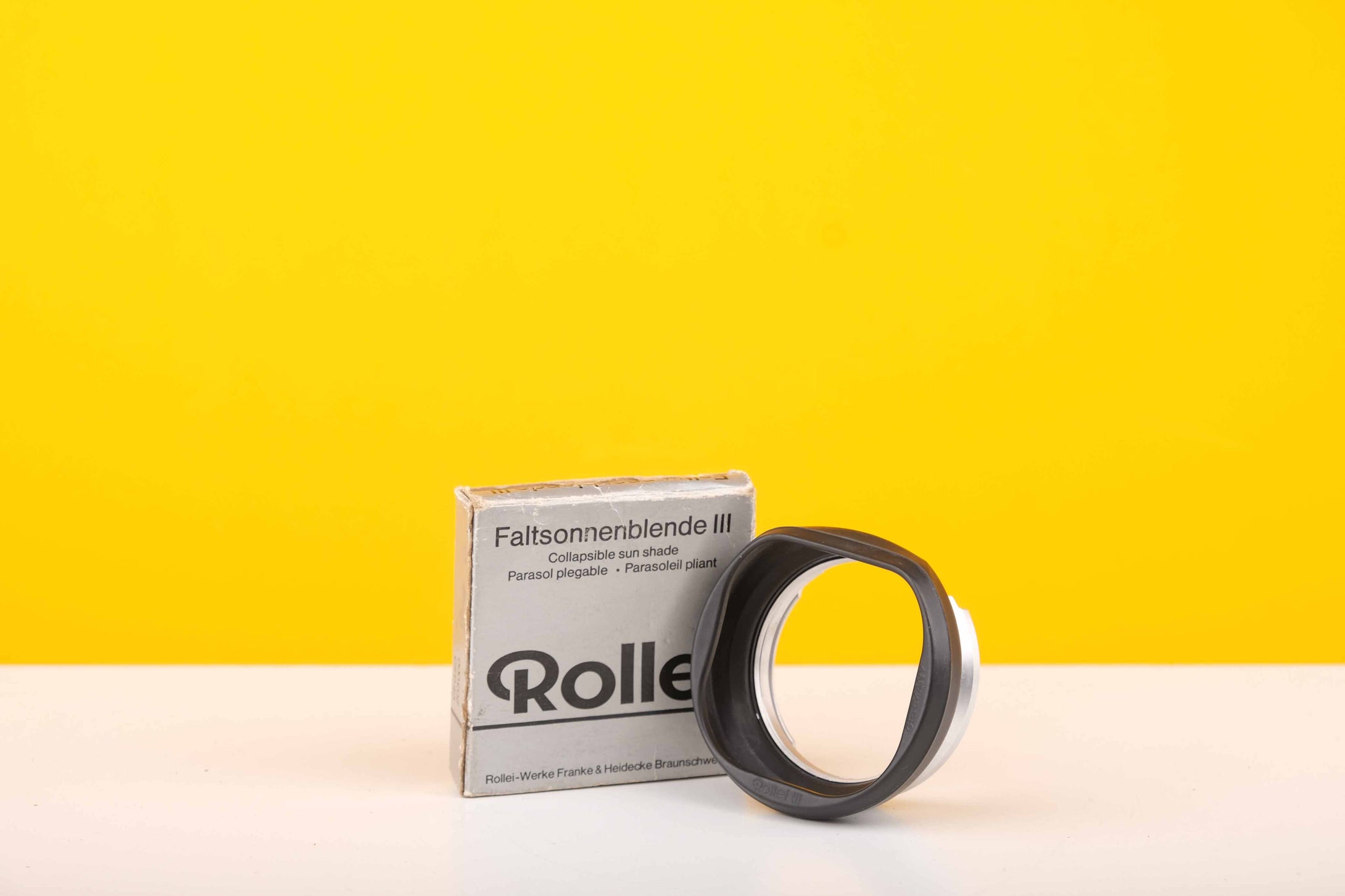 Rollei Faltsonnenblende III Collapsible Sun Shade Lens Hood