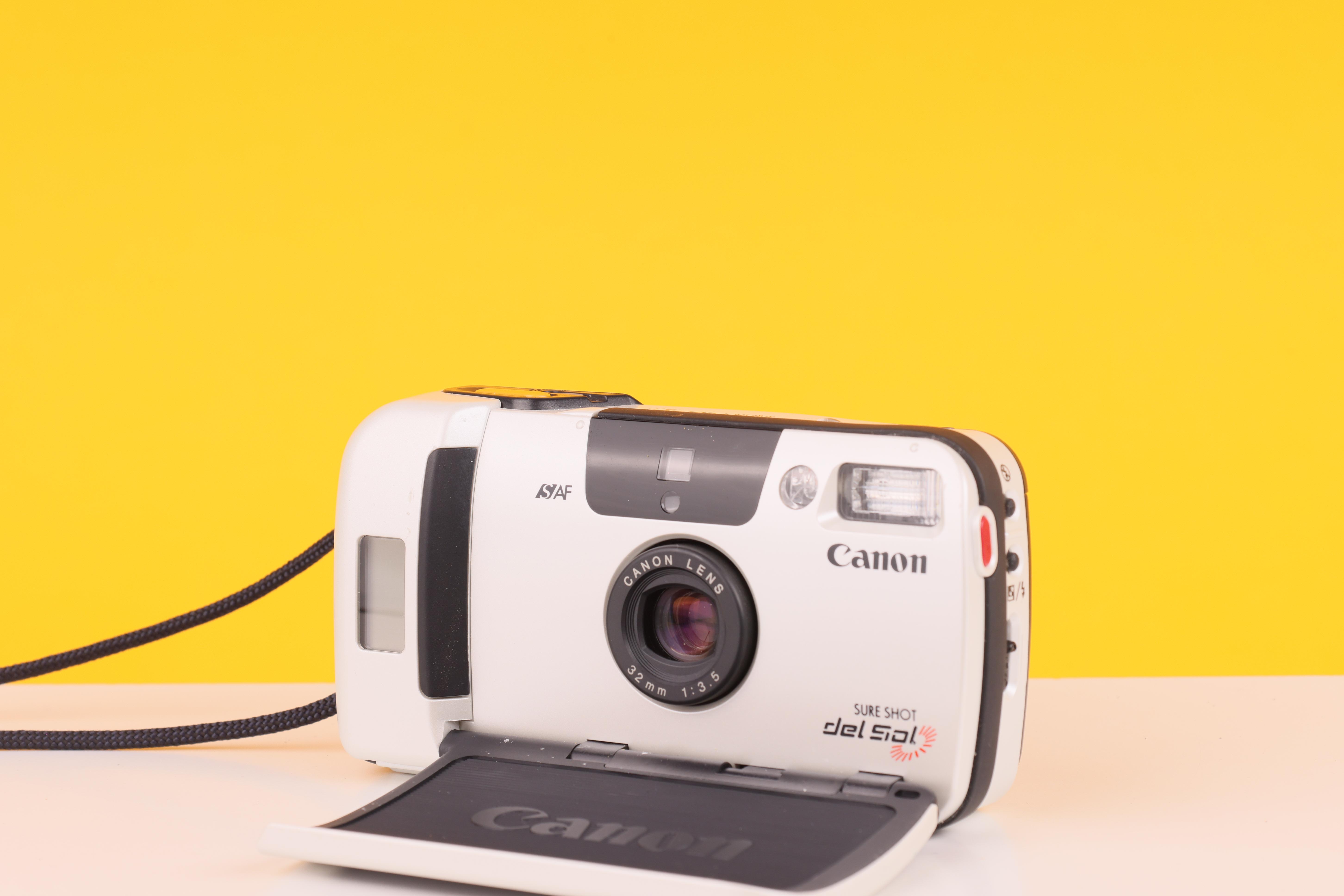 Canon Sure Shot Del Sol 35mm Point and Shoot Film Camera – Vintage