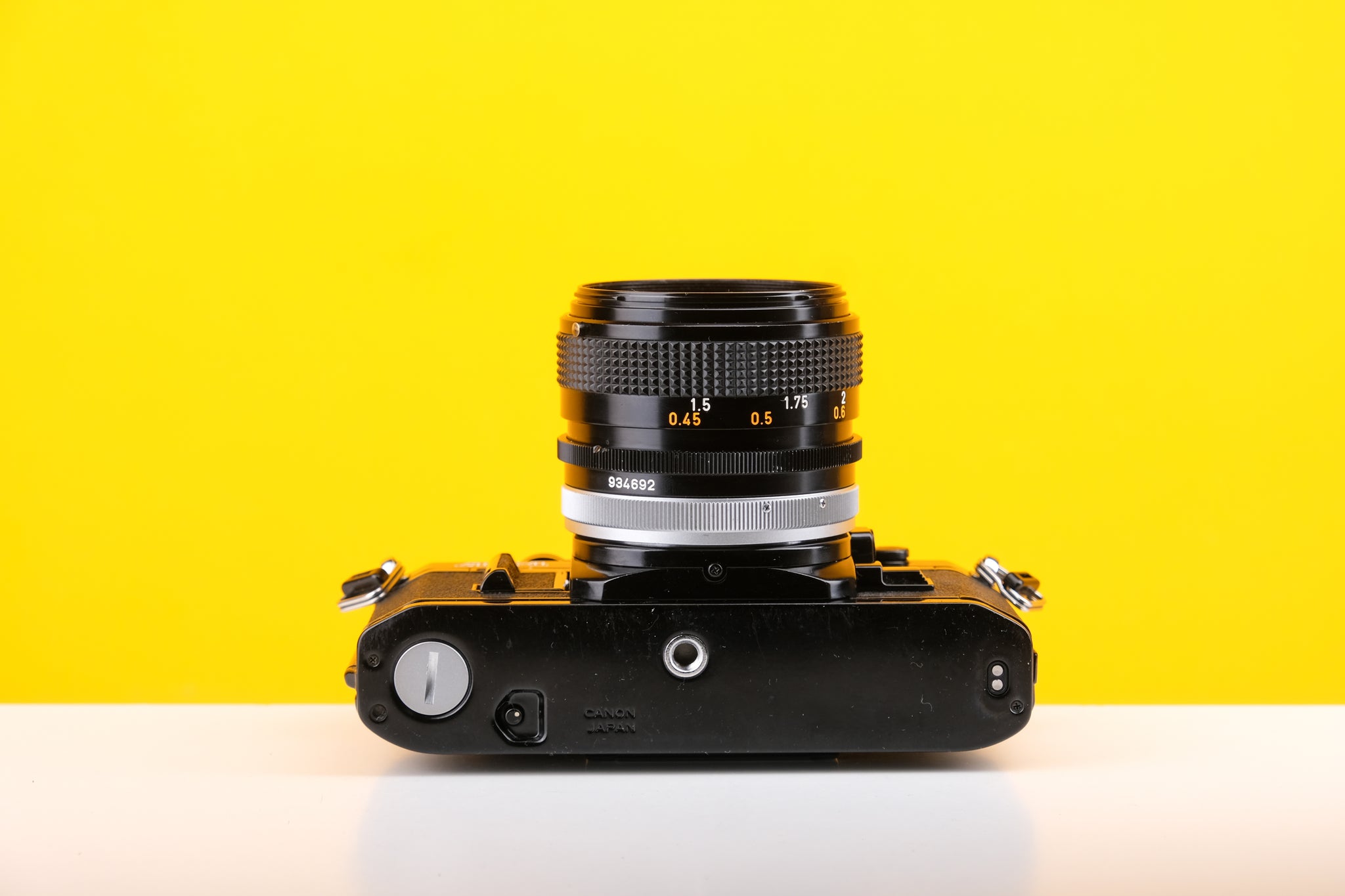 Canon AE1 35mm Film Camera with Canon FD 50mm f1.4 S.S.C. Prime Lens