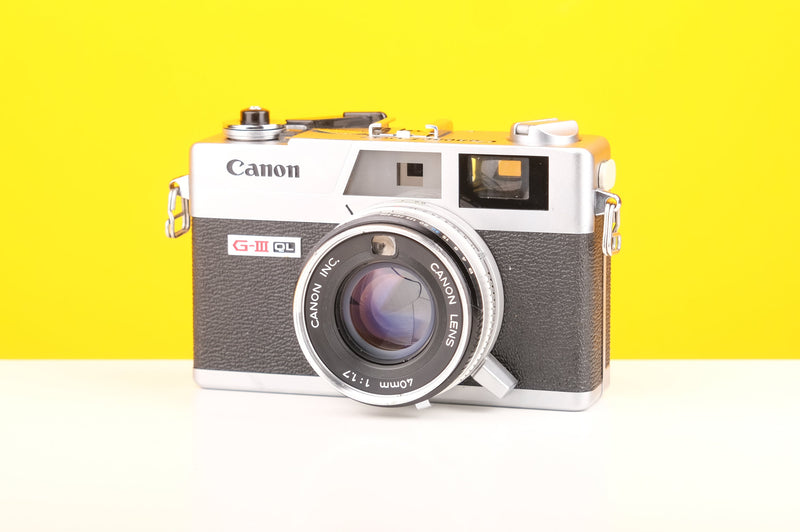 Canon Canonet QL17 GIII 35mm Rangefinder Film Camera