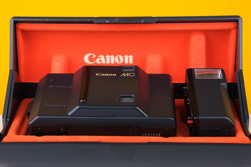 Canon MC 35mm Film Camera Point and Shoot with Case