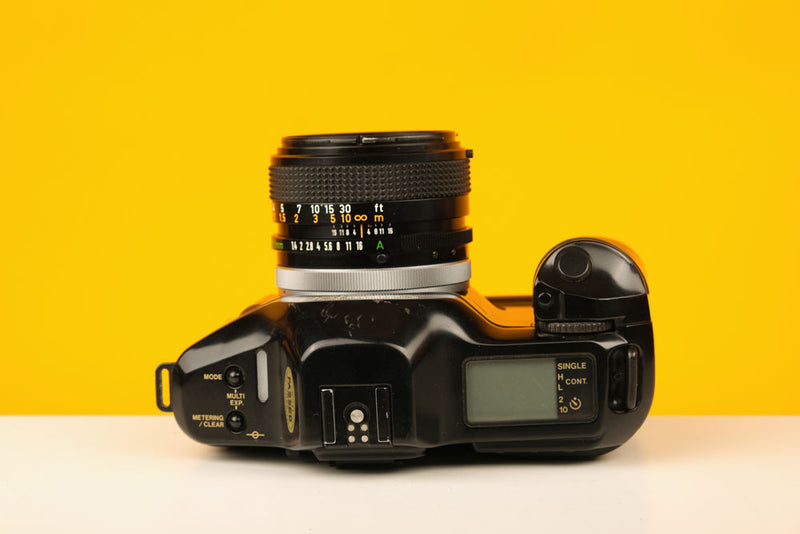 Canon T90 35mm Film Camera with Canon 50mm f/1.4 Lens