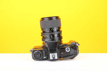 Load image into Gallery viewer, Centon DF-300 35mm SLR Film Camera with Miranda 35-70mm f3.5-4.5 MC Macro Lens

