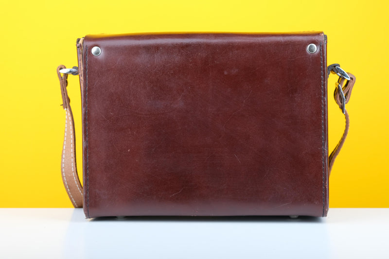 Contax Leather Camera Bag in Brown