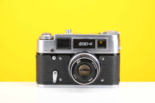 Load image into Gallery viewer, FED 4 Russian Vintage 35mm Film Camera (Coupled Rangefinder) 52mm f/2.8 Lens

