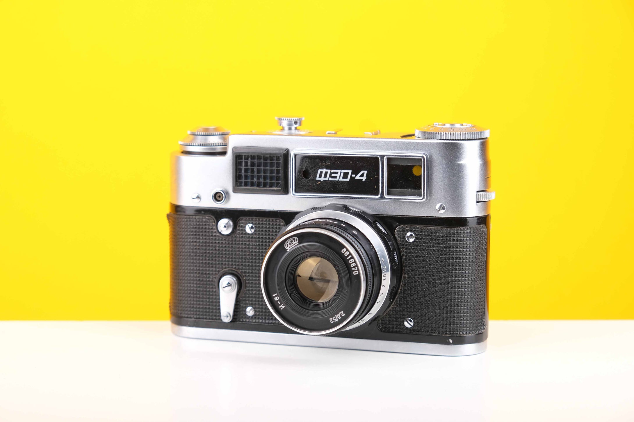FED 4 Russian Vintage 35mm Film Camera (Coupled Rangefinder) 52mm f/2.8 Lens