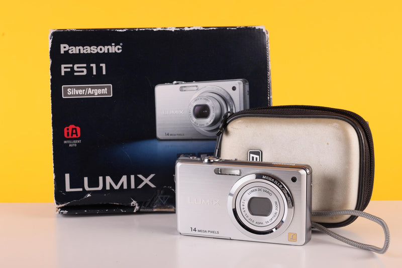 Panasonic Lumix DMC-FS16 14MP Digital Compact Camera Silver - Boxed