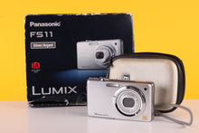Load image into Gallery viewer, Panasonic Lumix DMC-FS16 14MP Digital Compact Camera Silver - Boxed
