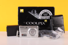 Load image into Gallery viewer, Nikon COOLPIX L10 7.1MP Digital Compact Camera Silver – Boxed
