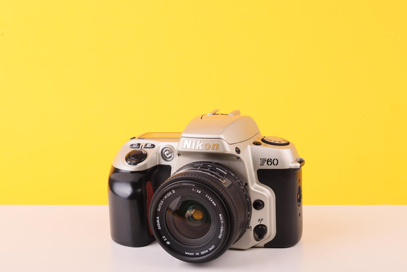 Nikon F60 35mm SLR Film Camera with Sigma 24mm f/2.8 Lens