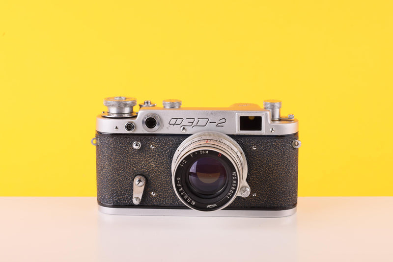 FED-2 35mm Film Camera with Jupiter-8 50cm f/2 Lens