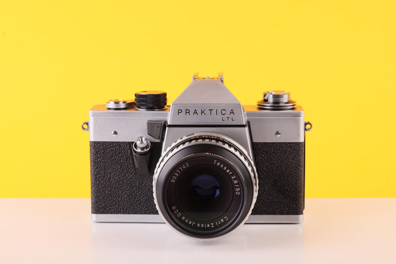 Praktica LTL 35mm Film Camera with Carl Zeiss Jena Tessar 50mm f/2.8 Lens