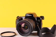 Load image into Gallery viewer, Canon EOS 1000Fn 35mm SLR Film Camera with Tamron 28-200mm Lens
