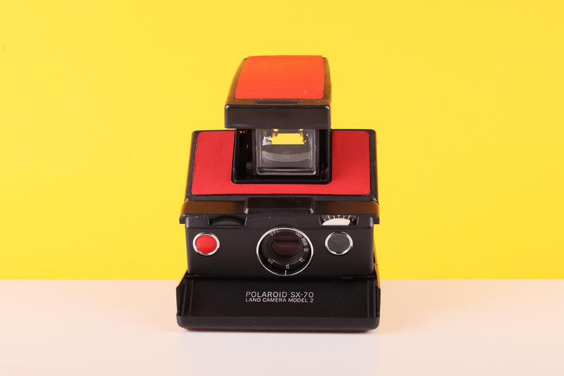 Polaroid SX-70 Land Camera Model 2 Instant Film Camera in Red