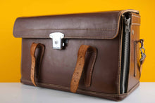 Load image into Gallery viewer, Brown Leather Camera Bag
