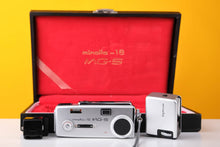 Load image into Gallery viewer, Minolta-16 MG-S 16mm Subminiature Film Camera Set
