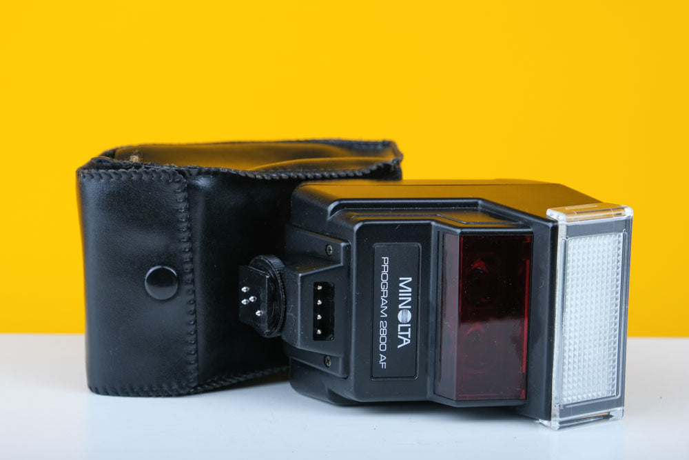 MINOLTA 7000　PROGRAM　2800　AF Minolta Program 2800 AF Dedicated Flash for 5000 7000 9000 AF, | eBay