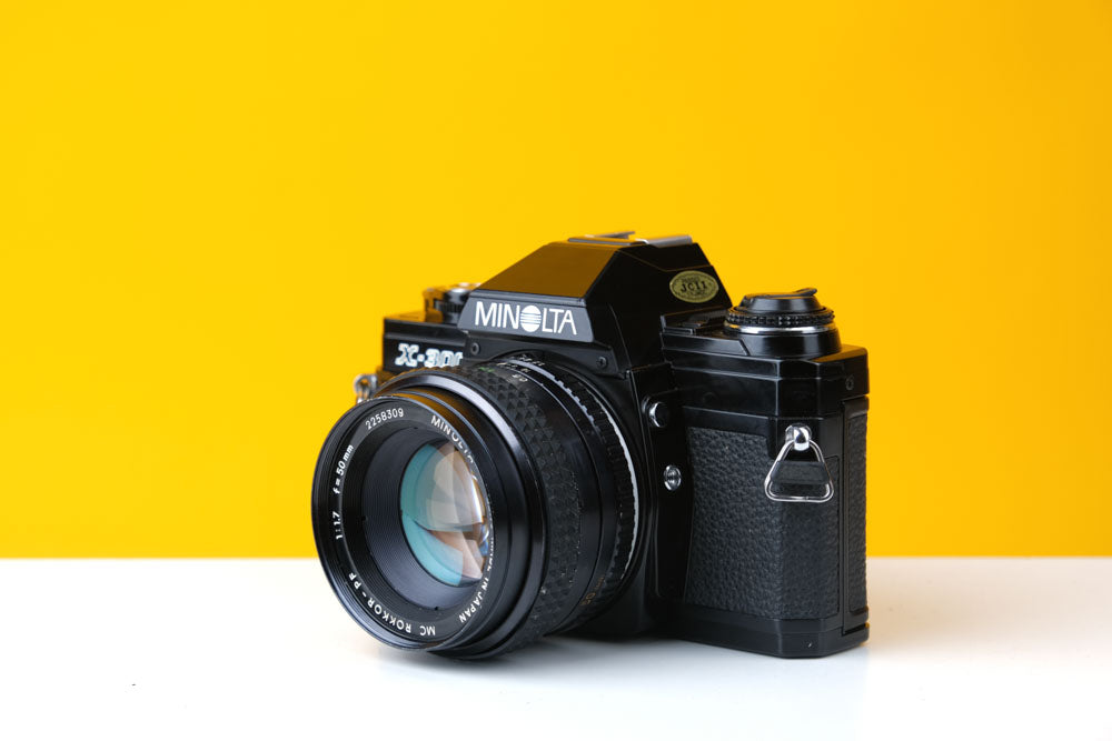 Minolta X-300 35mm Film Camera with Minolta 50mm f/1.7 Lens