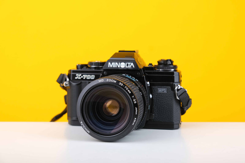 Minolta X-700 35mm SLR Film Camera with Minolta MD 35-70mm f3.5 Lens