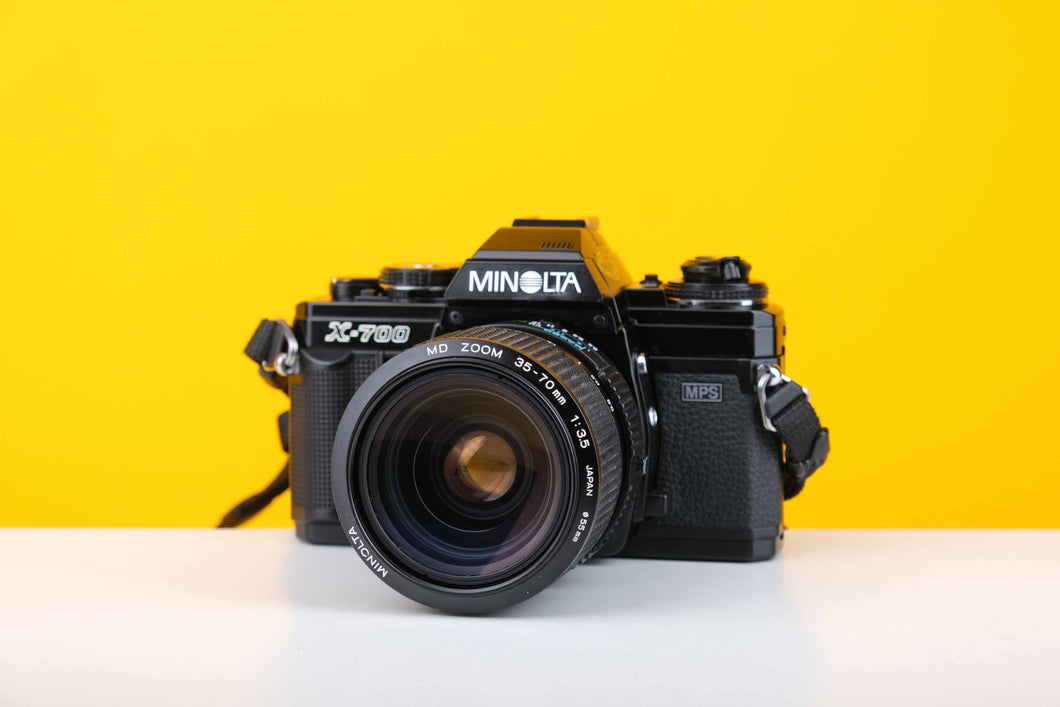 Minolta X-700 35mm SLR Film Camera with Minolta MD 35-70mm f3.5
