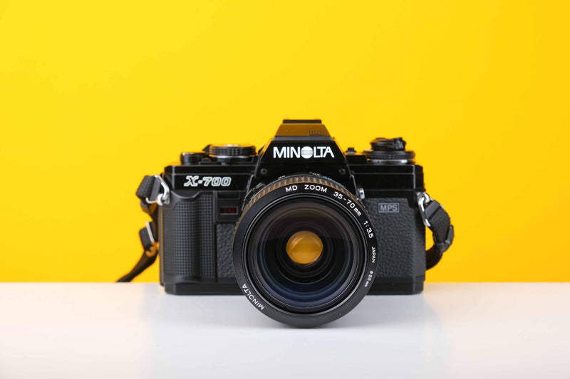 Minolta X-700 35mm SLR Film Camera with Minolta MD 35-70mm f3.5 Lens